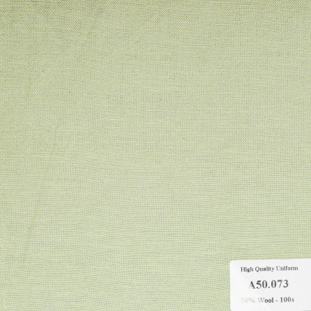 A50.073 Kevinlli V1 - Vải Suit 50% Wool - Xanh Lá Trơn